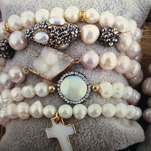 Freshwater Pearl Bracelet Set